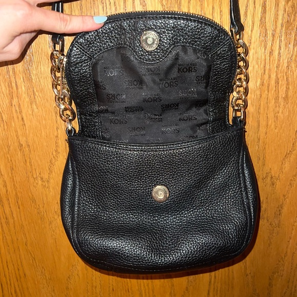 Michael Kors Bedford Crossbody Bag Black - Picture 2 of 6
